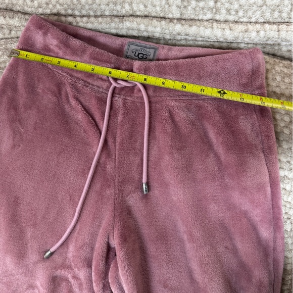 UGG Fuzzy Wide Leg Pants XS Pink Furry Warm Soft Winter Pants - Picture 4 of 12